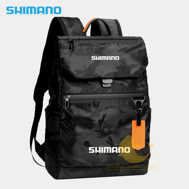 

Рюкзак Shimano, новинка 2021, рюкзак для компьютера, мужской нейлоновый водонепроницаемый рюкзак из ткани Оксфорд, повседневный деловой рюкзак д...