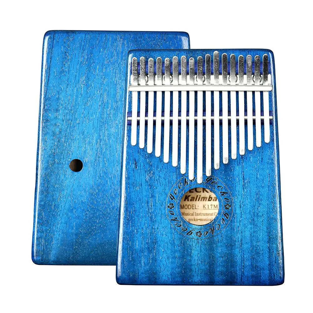 

17 Key Kalimba African Mbira Thumb Piano Finger Percussion Keyboard Music Instruments Children Gift with Case Tuning Hammer