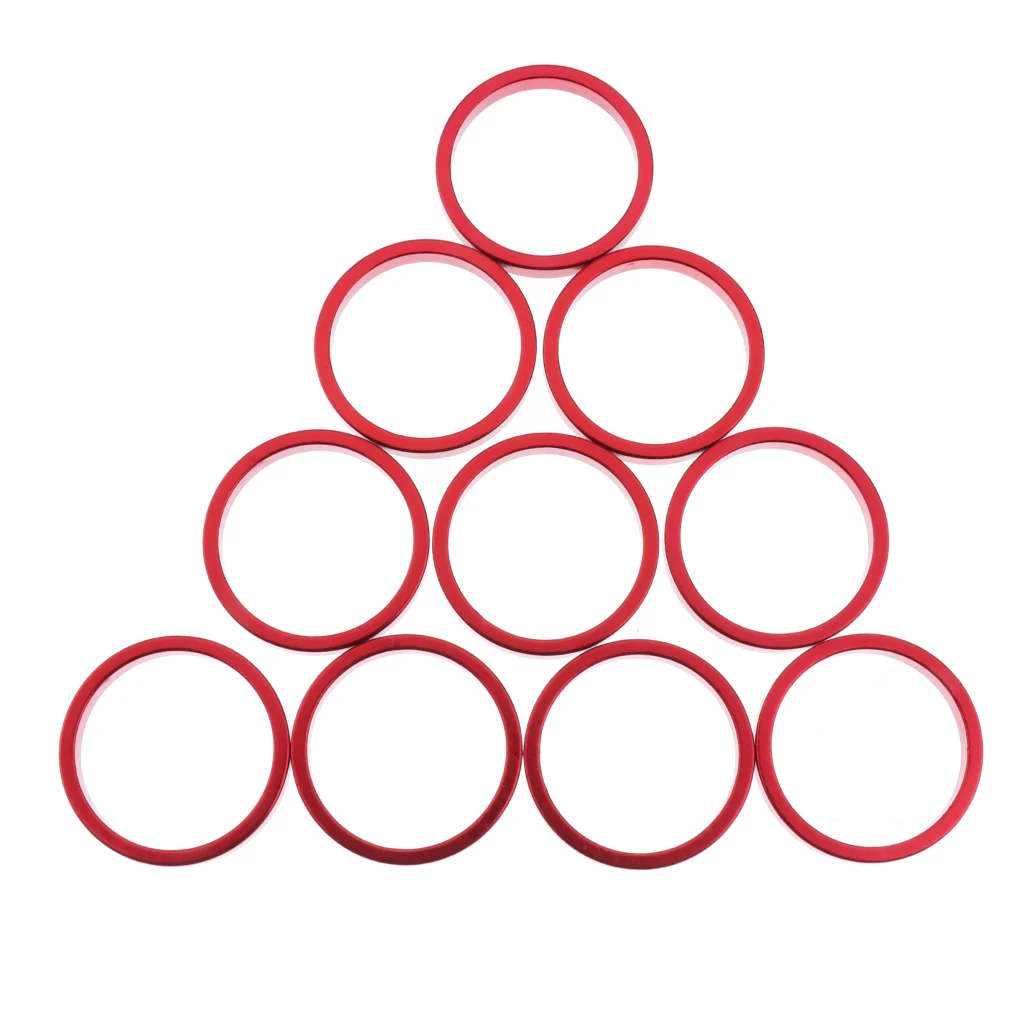 Прокладка для велосипедной гарнитуры 10 шт. распорка из алюминиевого сплава