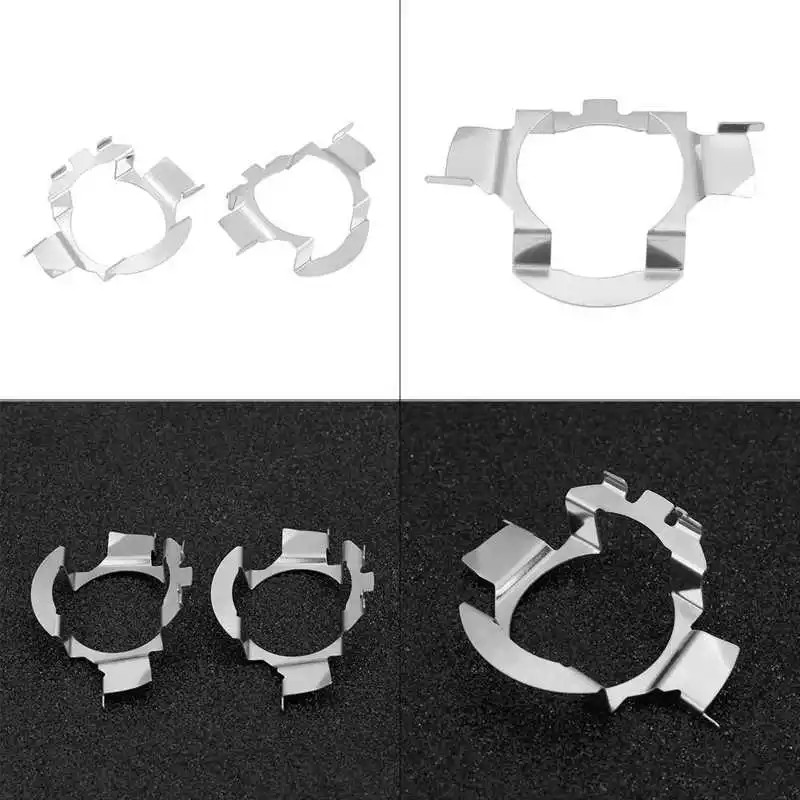 

1 Pair H7 LED Headlight Adapter Retainer Holder for Mercedes Benz Buick Nissan