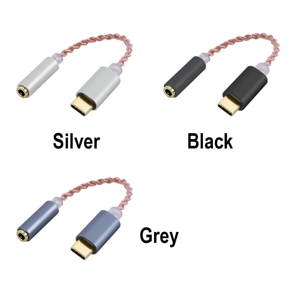Hi-Fi DAC усилитель для наушников USB Type C до 3 5 мм аудиоадаптер 32 бит 384 кГц цифровой