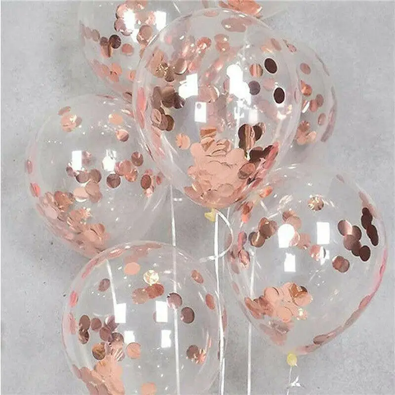 

127Pcs Rose Gold Balloon Set Macaron Metallic Balloons Birthday Party Wedding Decoration Anniversary Globals Baby Shower Balloon