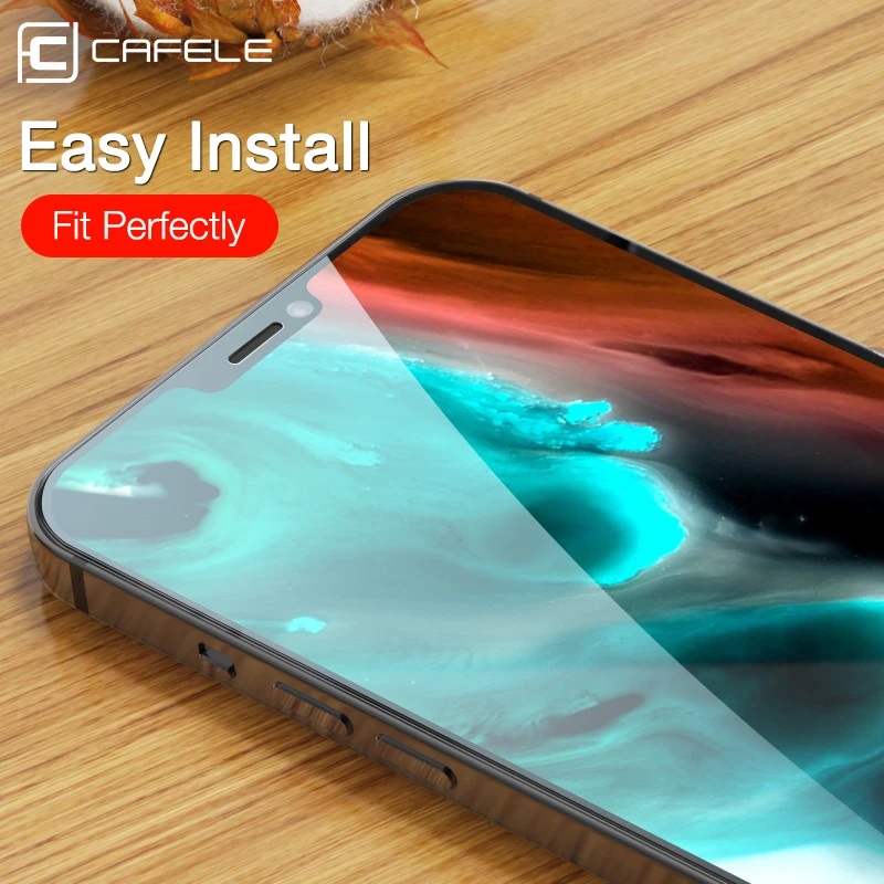 Защитное стекло Cafele для iPhone 12 Mini Pro Защитная пленка экрана с защитой от царапин 13 11