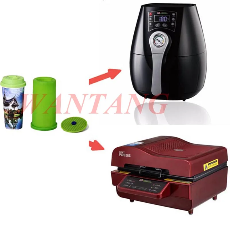 Бесплатная доставка Wtsfwf силиконовый резиновый зажим для кружки термопресс 3D