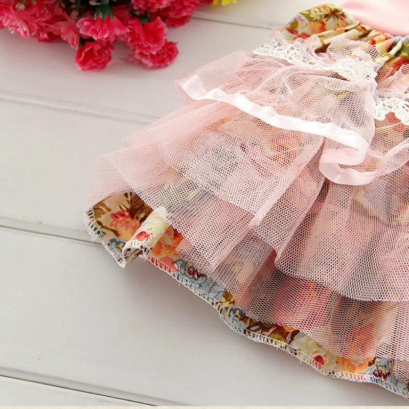 Новинка лета 2021 юбки для девочек модная Милая плиссированная юбка принцессы с