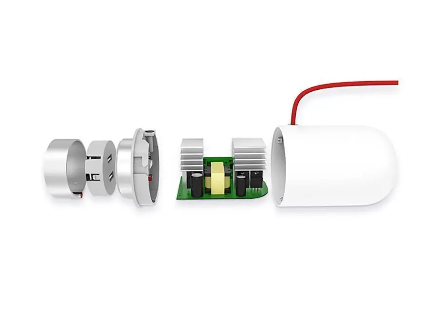 Xiaomi Mijia 100w портативный автомобильный источник питания Dc 12v к Ac 220v с 5 v/2.4a двумя портами Usb Инвертер автомобильного зарядного устройства конвертер