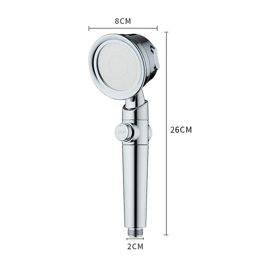 adjustable new design high pressure shower head magic waterline rainfall water saving pp filter with universal fitting bathroom free global shipping