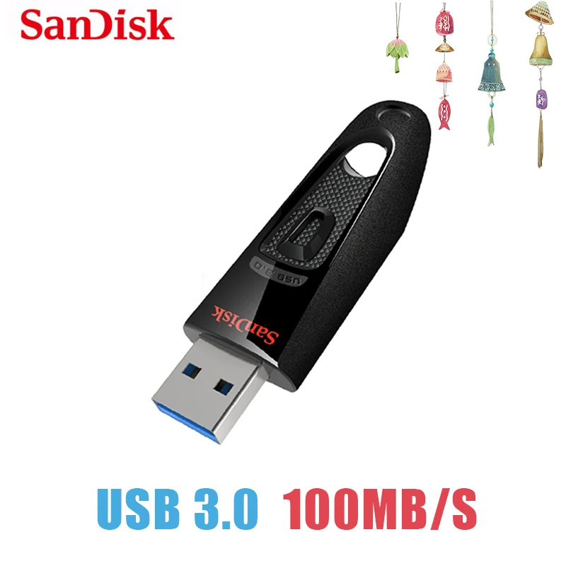 

SanDisk CZ48 USB 3.0 Flash Drive Disk 128GB 64GB 32GB 16GB Pen Drive Tiny Pendrive Memory Stick Storage Device Flash drive