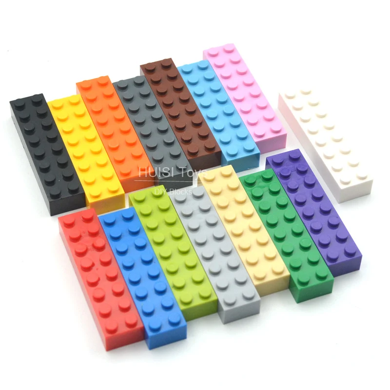 Набор детских пластиковых строительных блоков развивающие игрушки детали