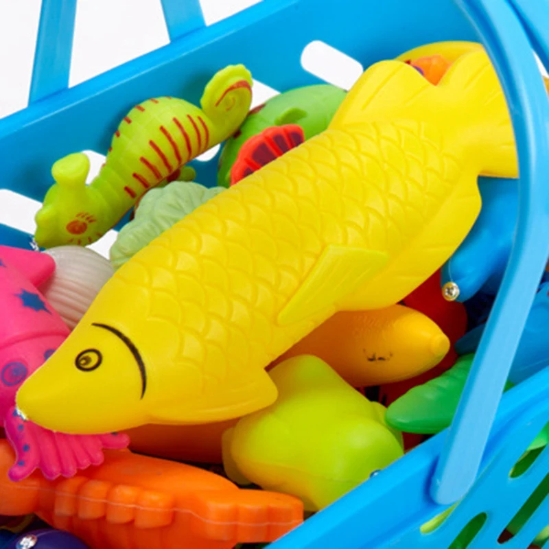 Juego de juguetes de pesca magn&eacute;ticos para ni&ntilde;os, juguetes de ba&ntilde;o, ba&ntilde;era, divertidos y cl&aacute;sicos, 38 Uds.-1