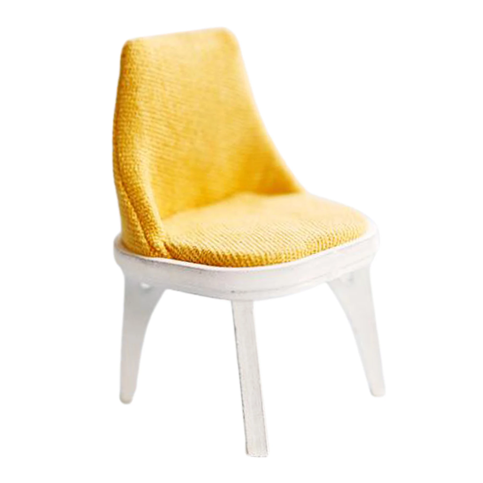 

Collection 1/12 Doll House Dining High Back Chair Decor Accessory Toys