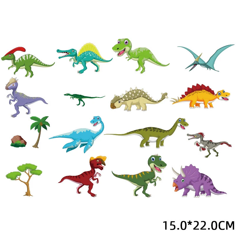 Детские термоклейкие нашивки Jurassic на одежду |