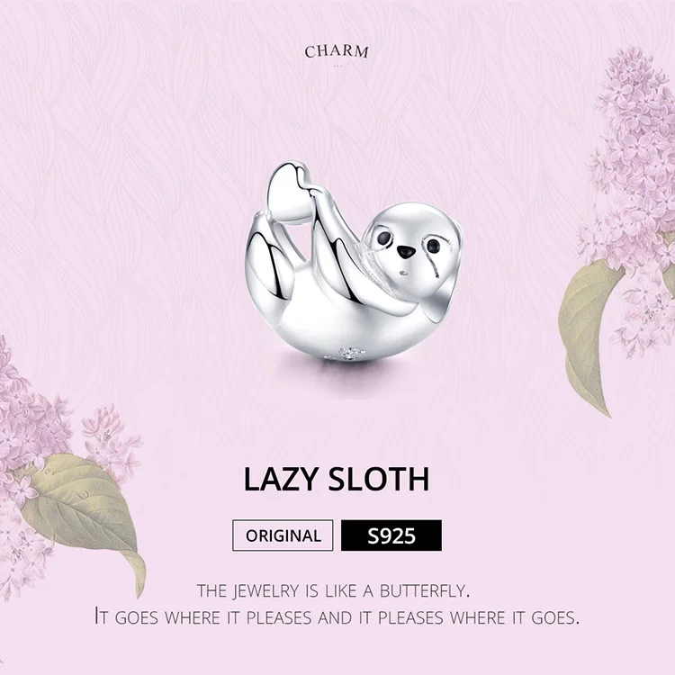 Fit Pandora браслет серебро 925 CZ Лебедь петух бусины S925 Красная эмаль деньги кот Ленивец украшения в виде слонов для изготовления ювелирных изделий