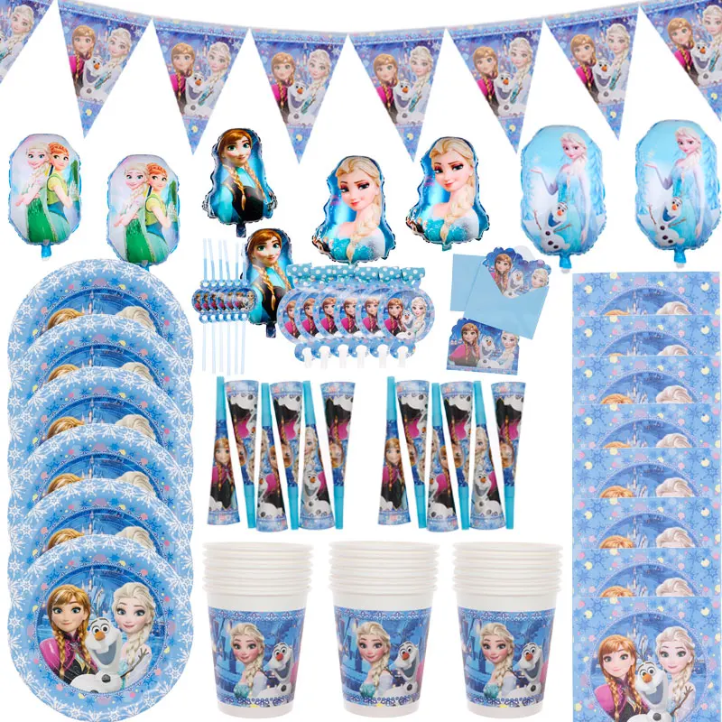 Комплект постельного белья Disney замороженные вечерние украшения столовая утварь