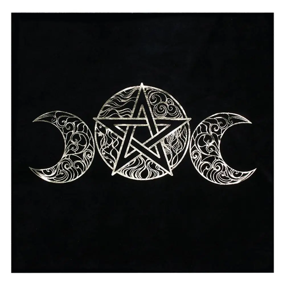 

Altar Cloth - Tarot Cloth - Tarot Tablecloth Altar Triple Astrology Tarot Table Cloth Flannel Prints Board Game Table Cover