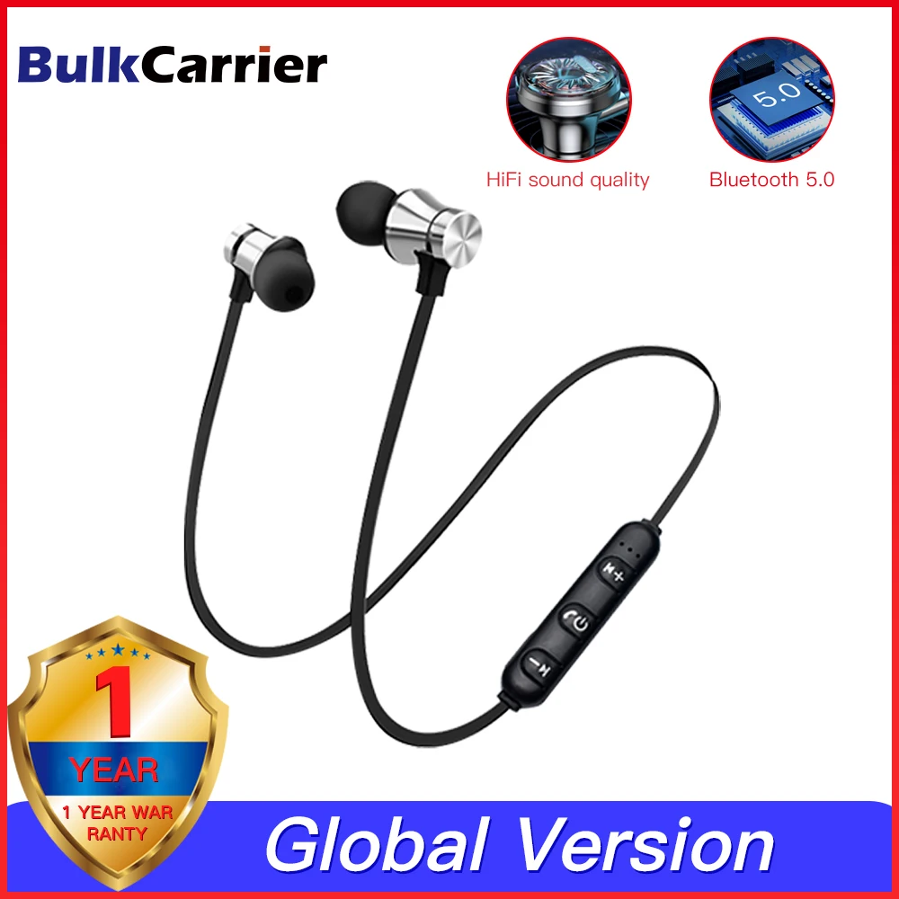 Bluetooth V5.0 Беспроводные стереонаушники Спортивная гарнитура для iPhone X XS 7 8 Samsung S8 S9 S10