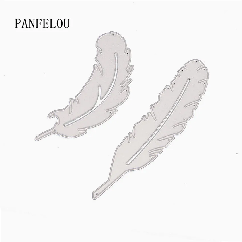 PANFELOU 1 лот = 2 шт. перо металлическое ремесло искусственная бумага высекальные