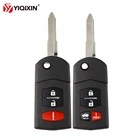 Ключ для автомобиля YIQIXIN 34, запасной чехол с необработанным лезвием для Mazda 3, 5, 6, M6, RX8, MX5, CX5, CX7, CX9