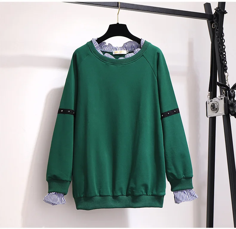 

Planet Print Solid Loose Drawstring Sweatshirt Long Sleeve Hooded 2020 Autumn Women one
