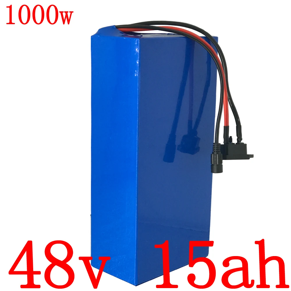 

48V 15AH E-Bike Battery 48V 500W 750W 1000W Electric Bike Battery 48V 10AH 13AH 15Ah Lithium Battery With 30A BMS and 2A Charger