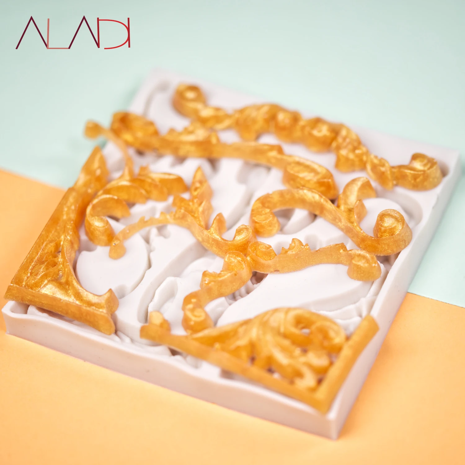 Lace DIY Baking Appliance Silicone Cake Edge Printing Resin Chocolate Mousse Dessert Fudge Kitchen Decoration Mold  AD137