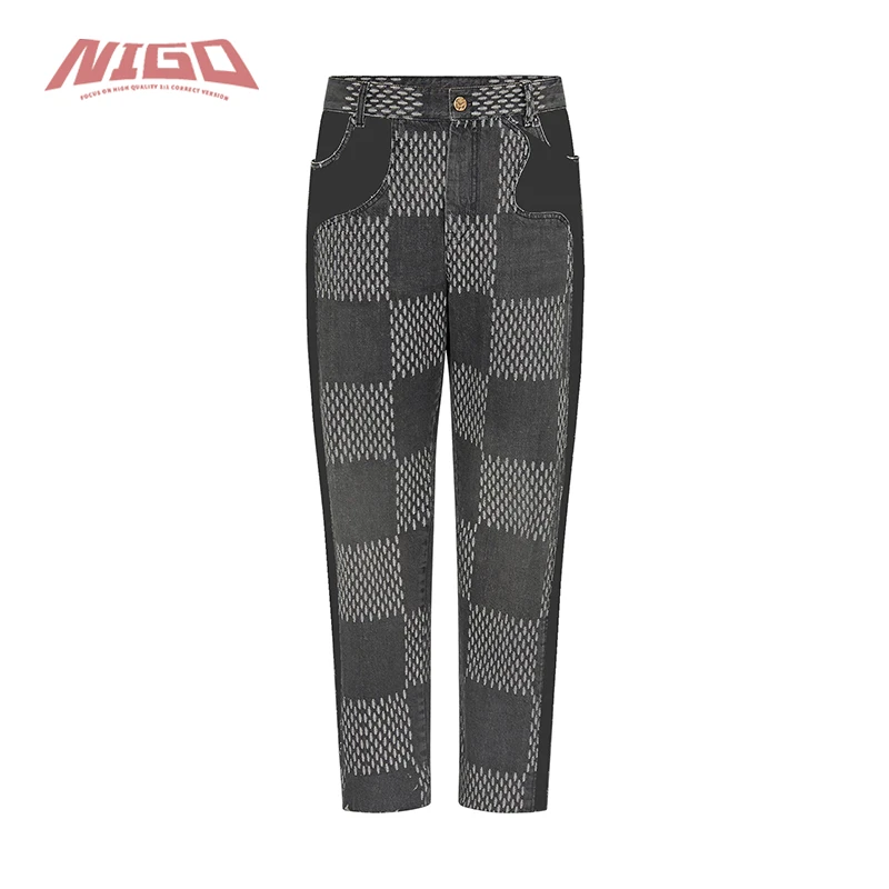 

Джинсовые брюки NIGO L в клетку # nigo857