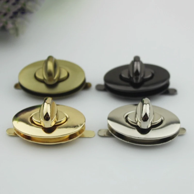 

Metal Oval Shape Clasp Turn Lock Twist Locks for DIY Handbag Bag Purse Hardware D0LF