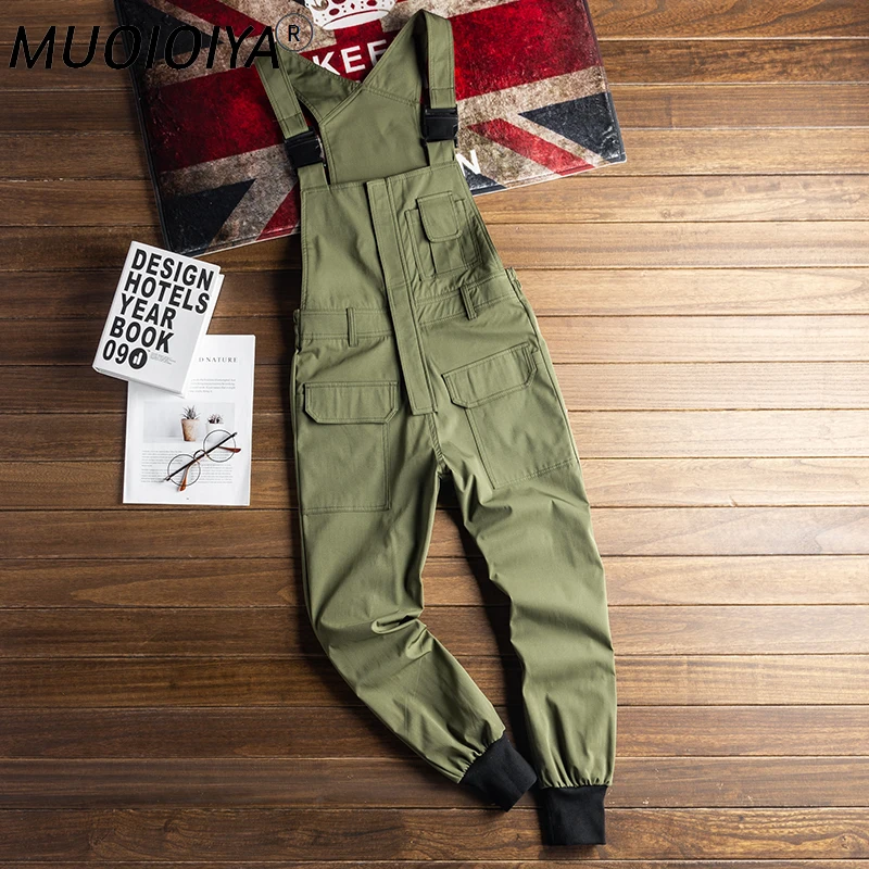 

Mens Trendy Clothes Fashion Korean Bib Onepeace Jumpsuits For Men Overalls Rompers Playsuits Male Cargo Harem Pants Streetwear
