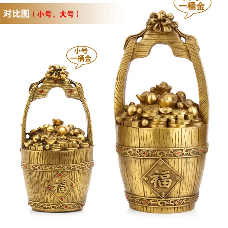 Кастрюля из золота и меди золотые украшения украшение для домашнего интерьера