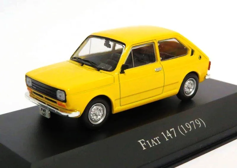 IXO 1:43 для FIAT 147 1979 желтый SORPASSO 1982 красная литая модель автомобиля модели игрушек
