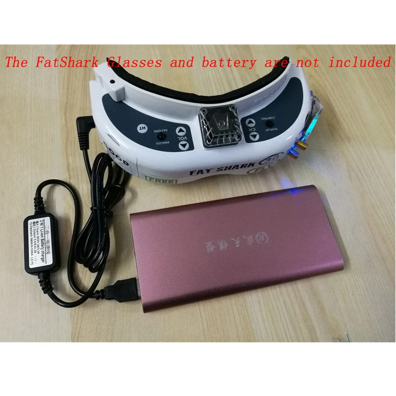 Очки FatShark 2 в 1 кабель питания для зарядки зарядное устройство Fat Shark линия HDO w