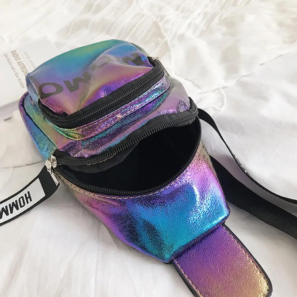

Women Bag Crossbody Messenger Bag Pearl Sequins Chain Leather Colorful Fashion Simple Colorful Wild Casual Temperament H1