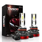 TXVSO8 универсальные 9006 светодиодный ные мини-фары для автомобиля 6000K HB4 диодные лампы 80 Вт лампы 12 В COB фары 2021 лм Focos светодиодные Автомобильные фары