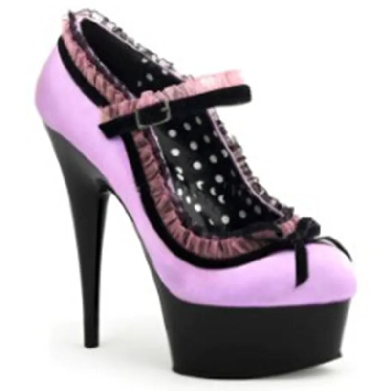 Туфли-лодочки женские на платформе 15 см пикантные туфли очень высоком каблуке
