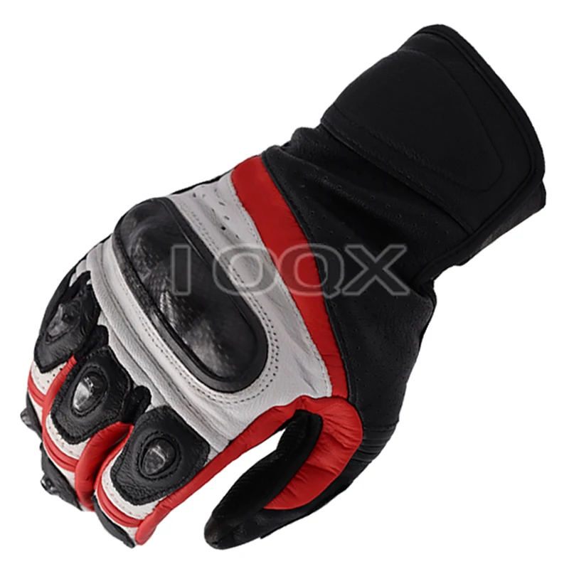 Кожаные перчатки Chevrons для мужчин мужские мотоциклетные MX BMX езды на мотоцикле