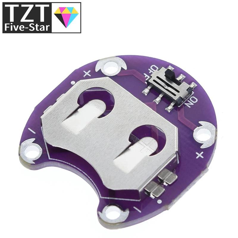 Держатель для аккумулятора LilyPad CR2032 модуль крепления батареи arduino Комплект