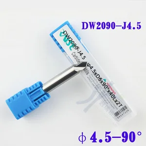 Двойные лезвия 90 градусов твердосплавные концевые фрезы для резки ключей копировальный дублирующий станок детали сверла Слесарные Инструменты