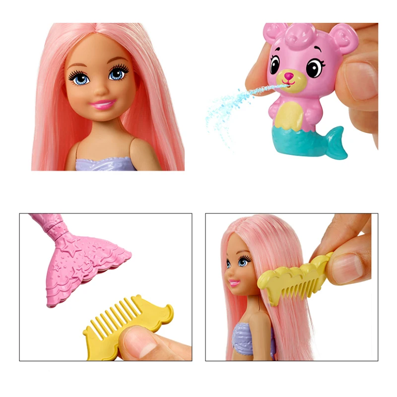 Оригинальная кукла Барби маленькая Русалочка Келли игровая площадка