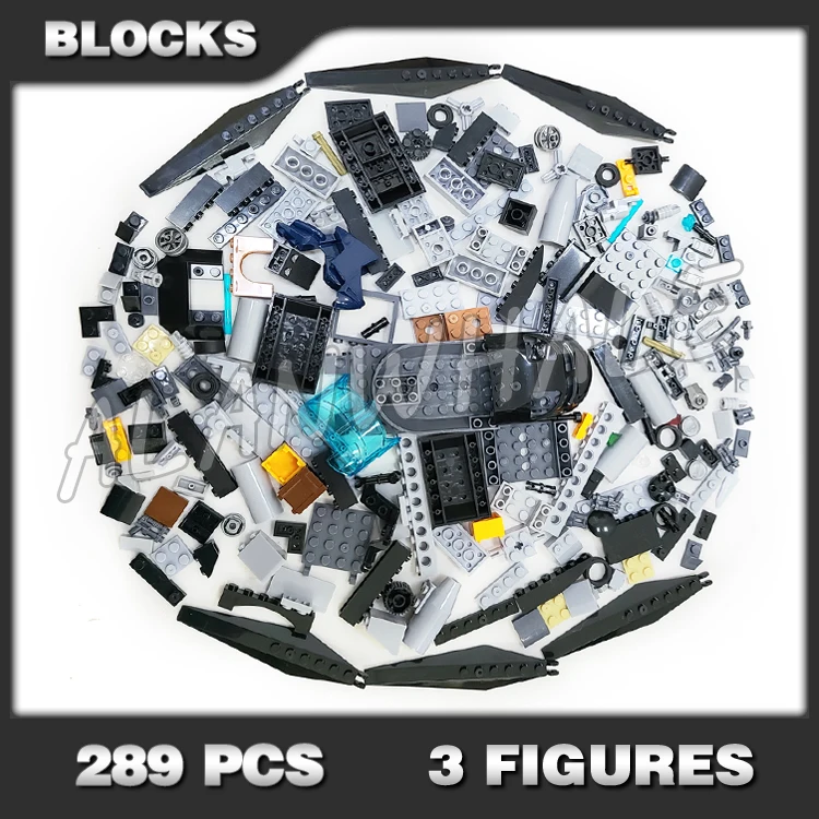 

289pcs Super Fighter Heroes Revengers Widow Helicopter Chase Bike 11508 Model Building Blocks Toys Compatible With Bricks