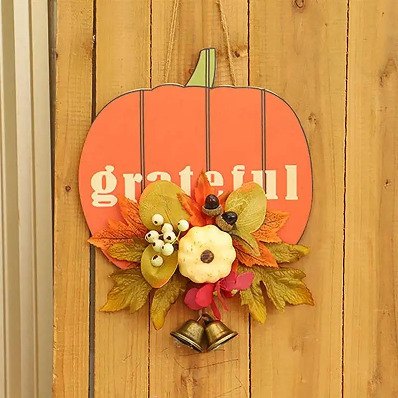 

Настенные подвесные украшения в виде тыквы для Хэллоуина, сада, знака приветствия, винтажные декоративные подвески, домашний декор, вешалка...