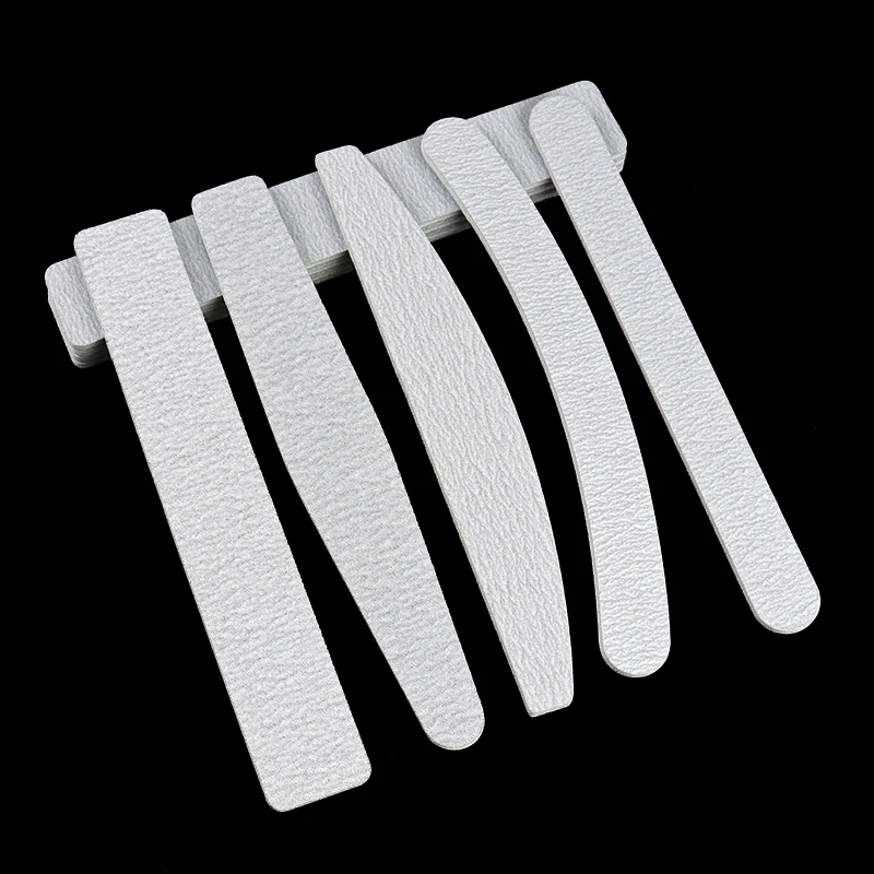 Пилка для ногтей двусторонняя с наждачной бумагой 5 шт./лот 100/180|Пилки и буферы| |