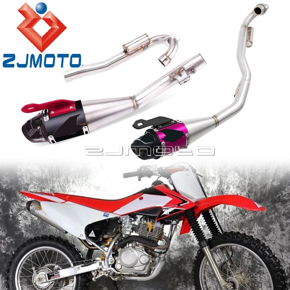 

Dirt Bike Off Road Motorcycle Complete Exhaust Pipe Muffler Slip On Muffler Pipes System For Honda CRF230F CRF 230F 2008-2020