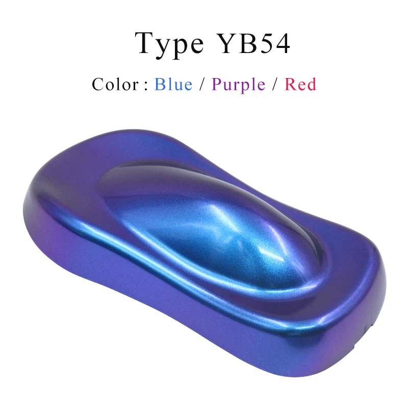 4 сумки пигмент Хамелеон порошковое покрытие которые могут изменить свой цвет