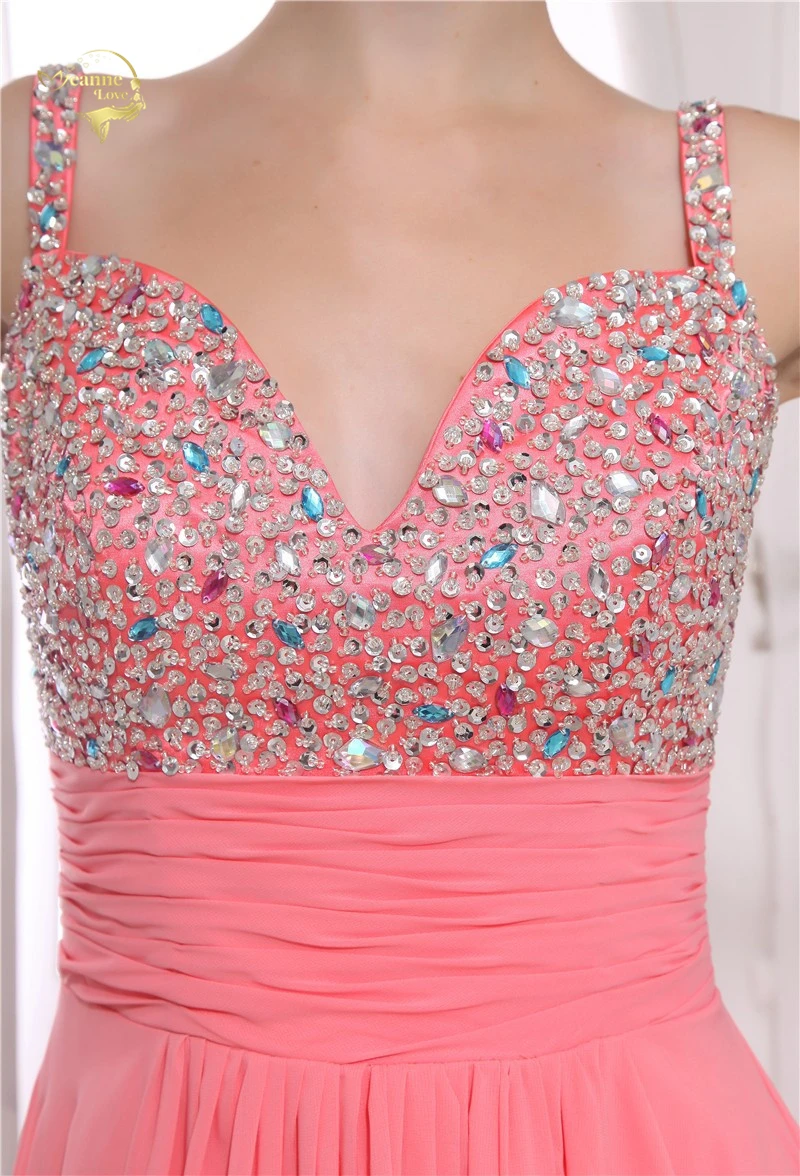 Новое поступление милое vestido de festa Robe De Soiree Бисероплетение Спагетти ремни шифоновое платье для выпускного вечера Длинные вечерние платья TL9016