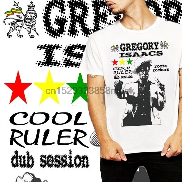 Регги футболка Грегори изаакс данцехолл раста йелломан Кинг пухлый хлопок |