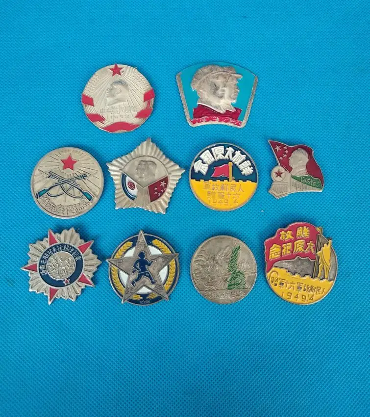 

Винтажная китайская военная медаль войск армии, памятная медаль арджентан, 10 шт.