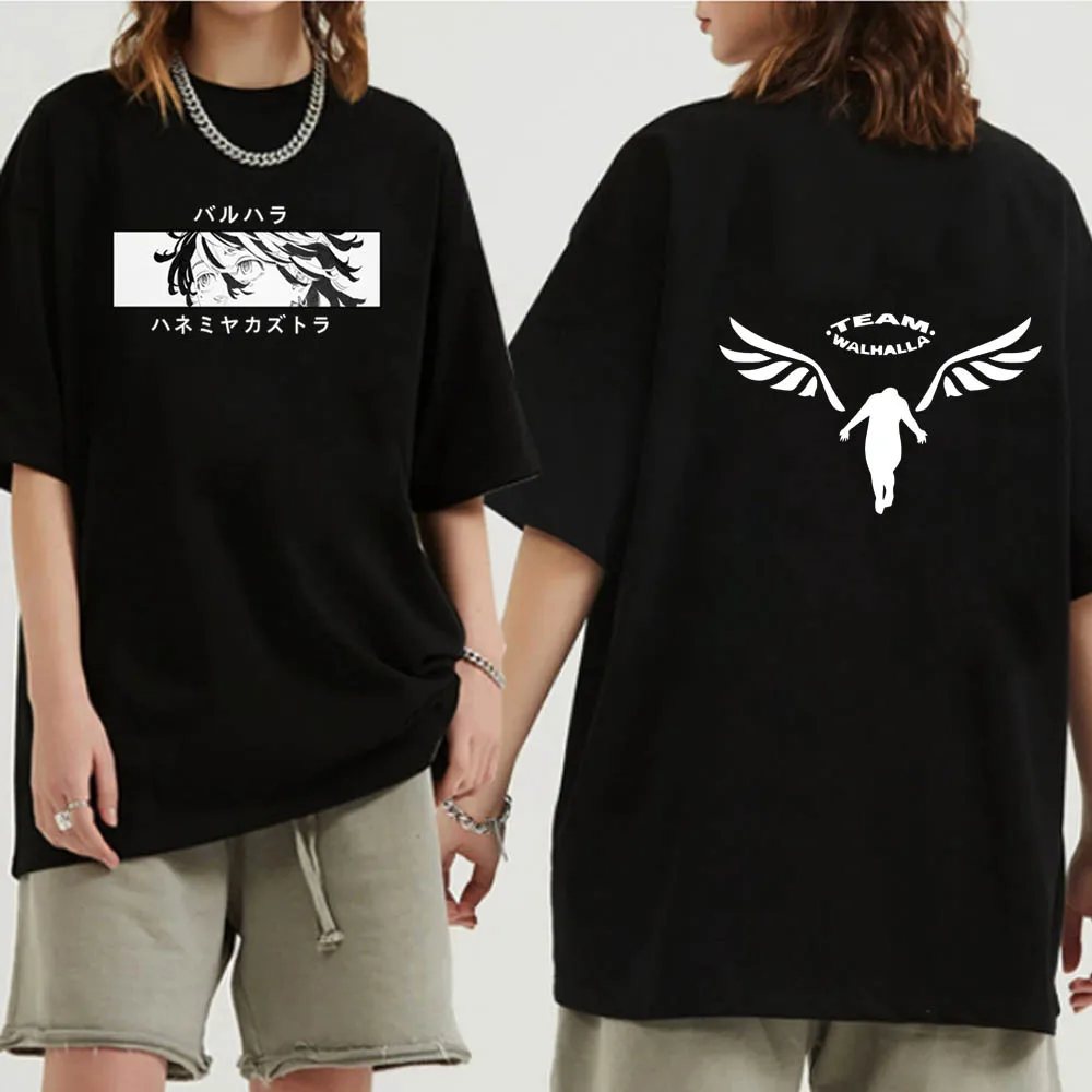 

Anime Tokyo Revengers T-Shirt Men Funny Anime Kazutora Hanemiya Hip Hop Fashion Top Tees Unisex