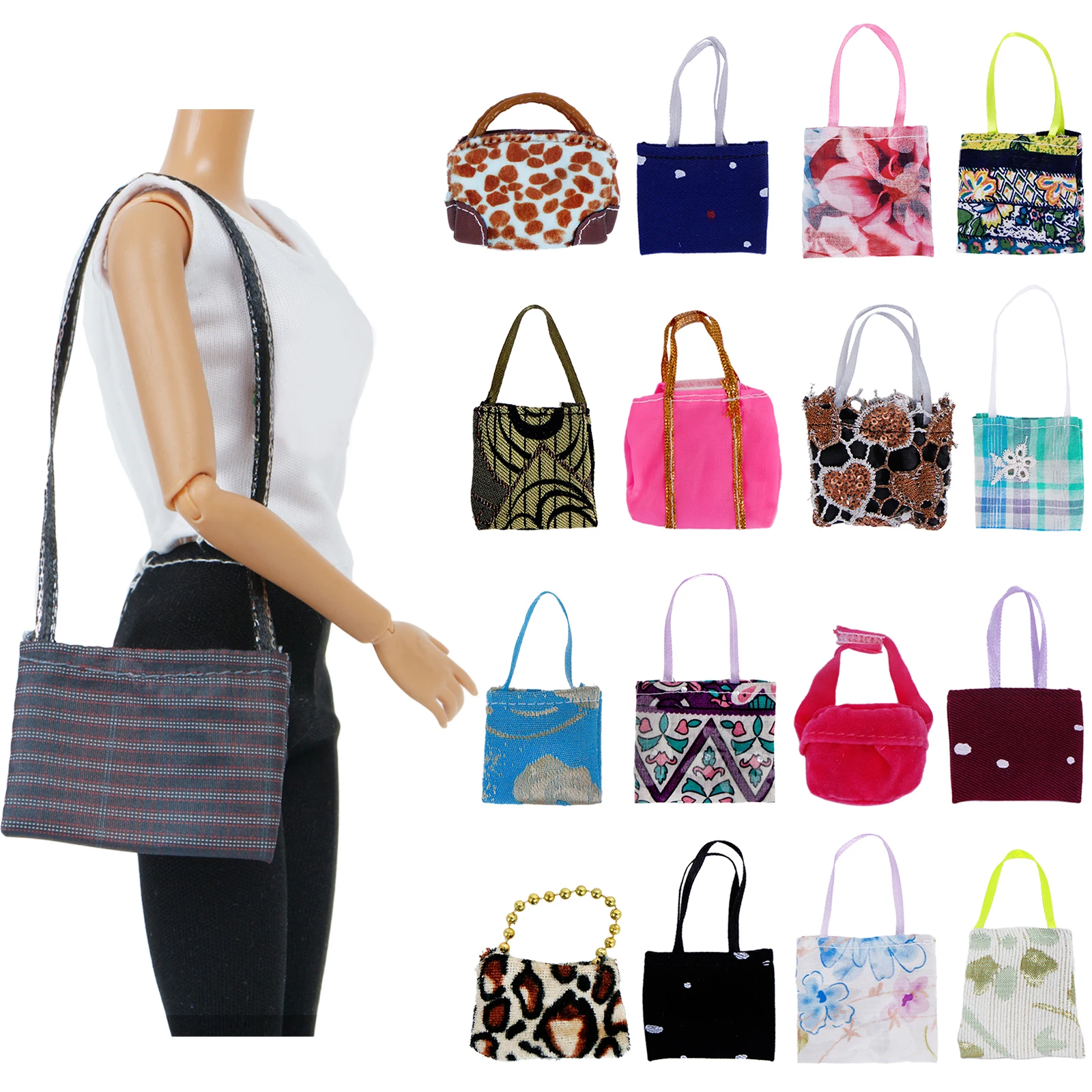 5 шт./лот милая сумка в случайном смешанном стиле красочная через плечо