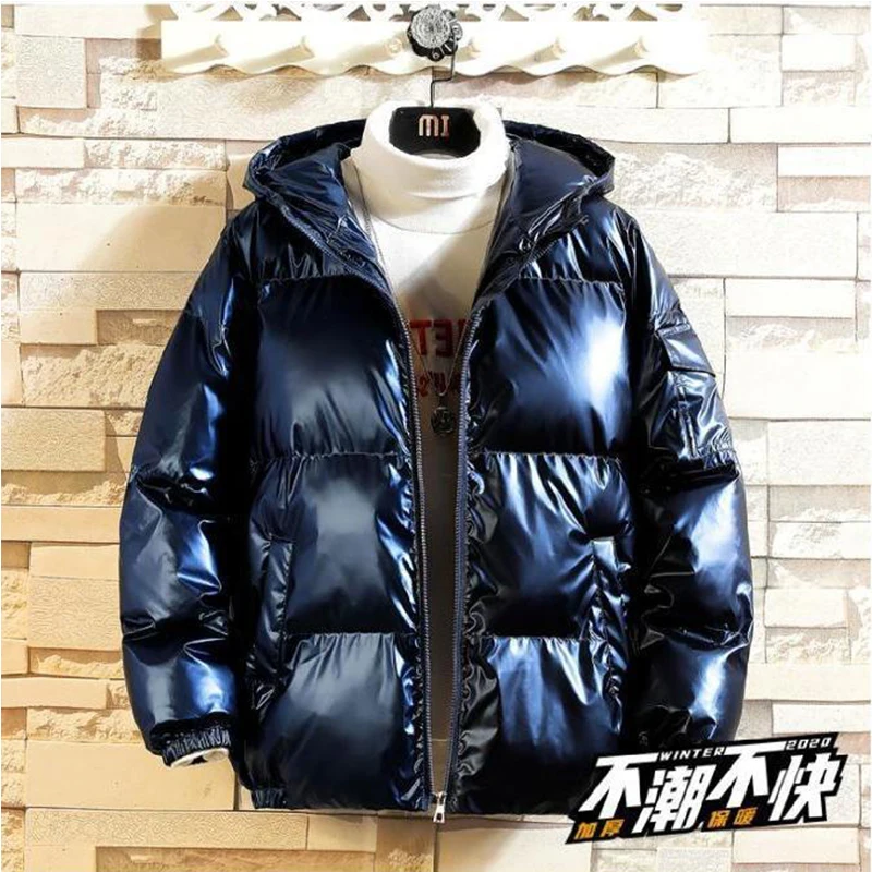Down Jacket Men Black Puffer Jacket Ultralight Hooded Down Coats Winter Warm Quilted Coat Men's Pea Jackets Fashio Clothing 2022
