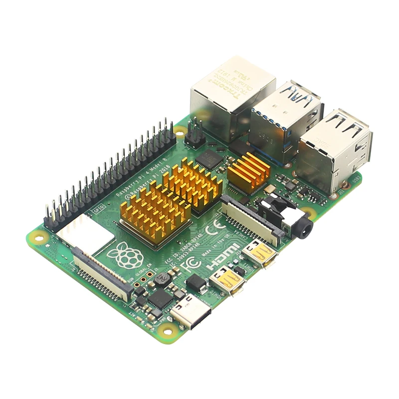 Raspberry Pi радиатор алюминиевые теплопоглотители охлаждаемые раковины Colden Зеленый Черный Серебряный охлаждающая подставка для Raspberry Pi 4 Модель B